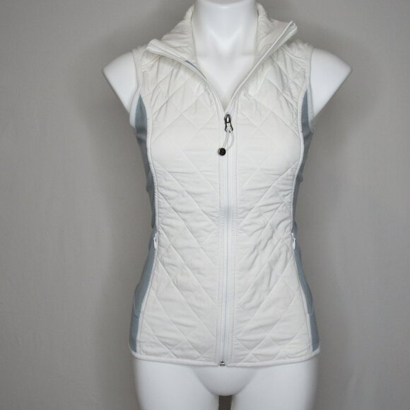 Athleta White UPSIDE Quilted Vest Women's XS XSmall - Picture 5 of 8